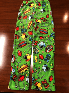 Recalled Prince of Sleep-branded pajama pants